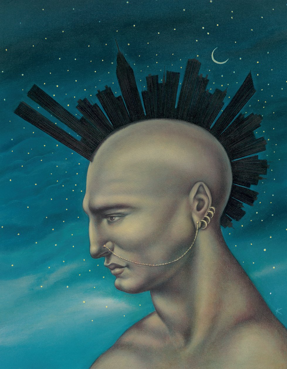 Mohawk Manhattan - Anita Kunz
