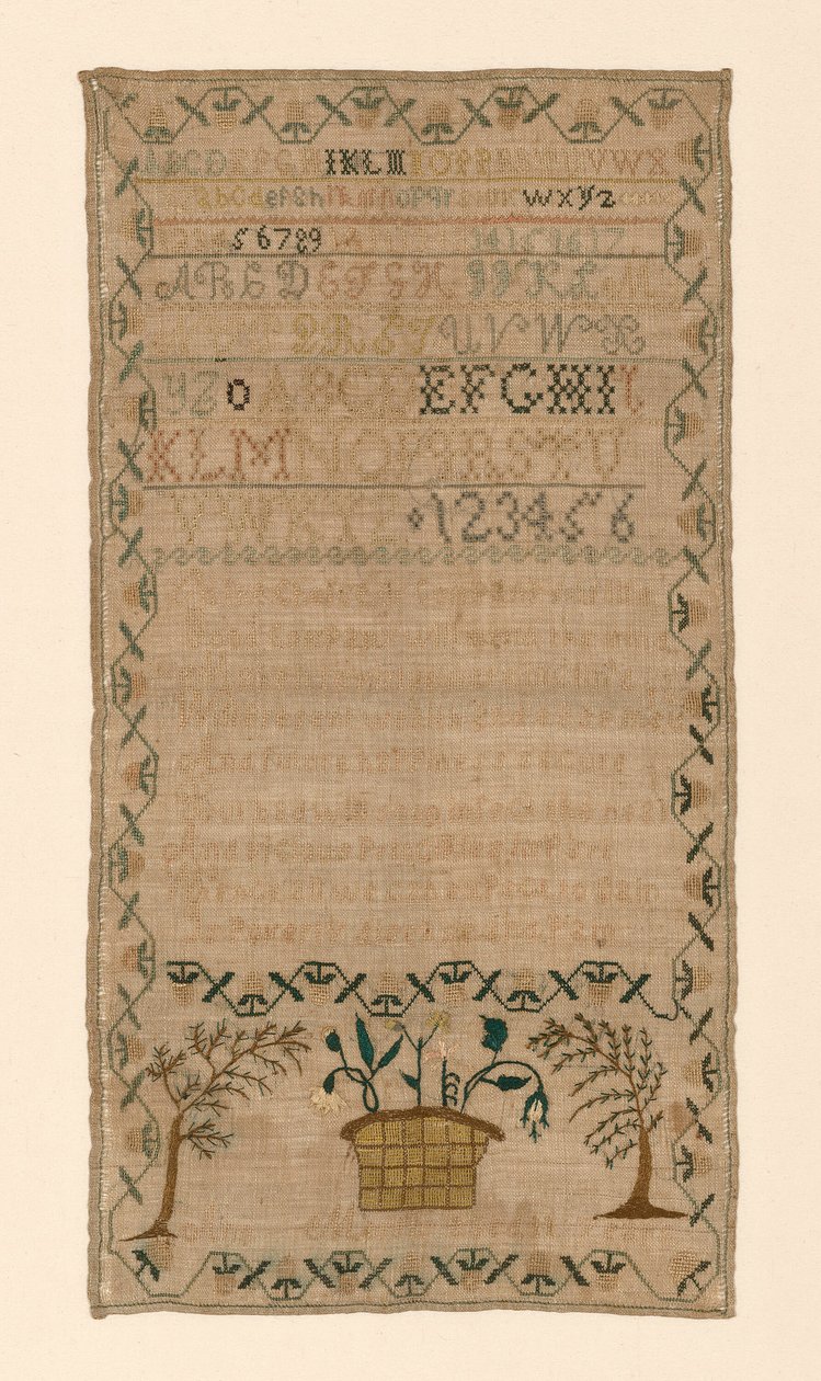 Échantillon, États-Unis, 19ème siècle - Ann Morris