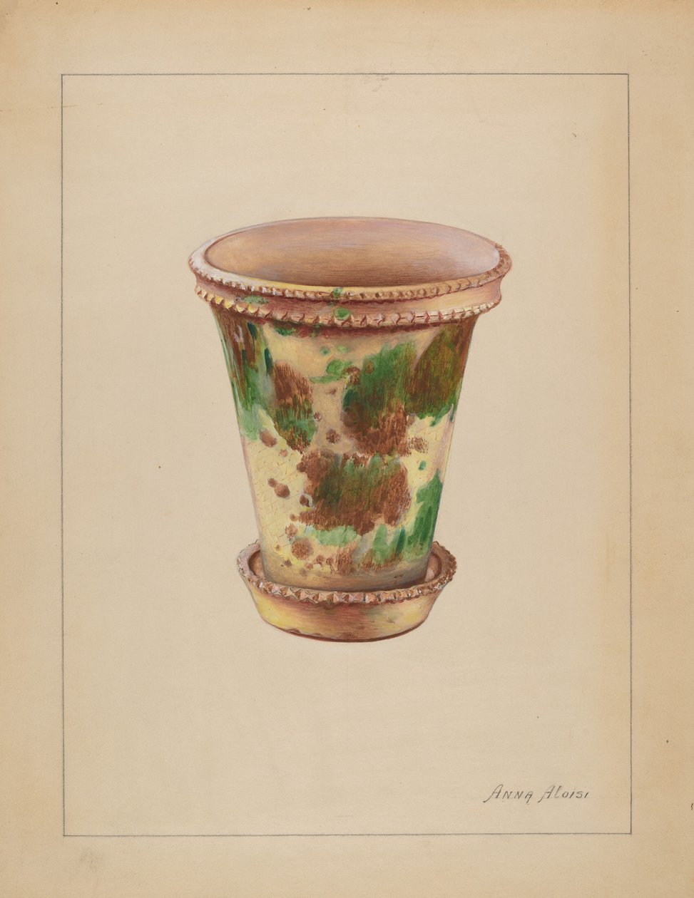 Pot de fleurs - Anna Aloisi