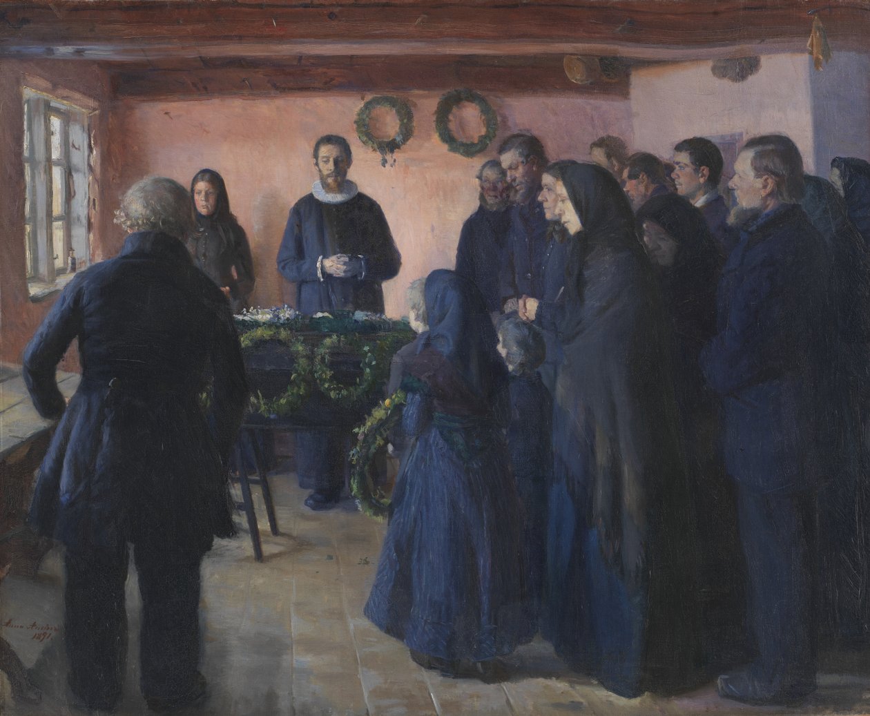 Un enterrement - Anna Ancher