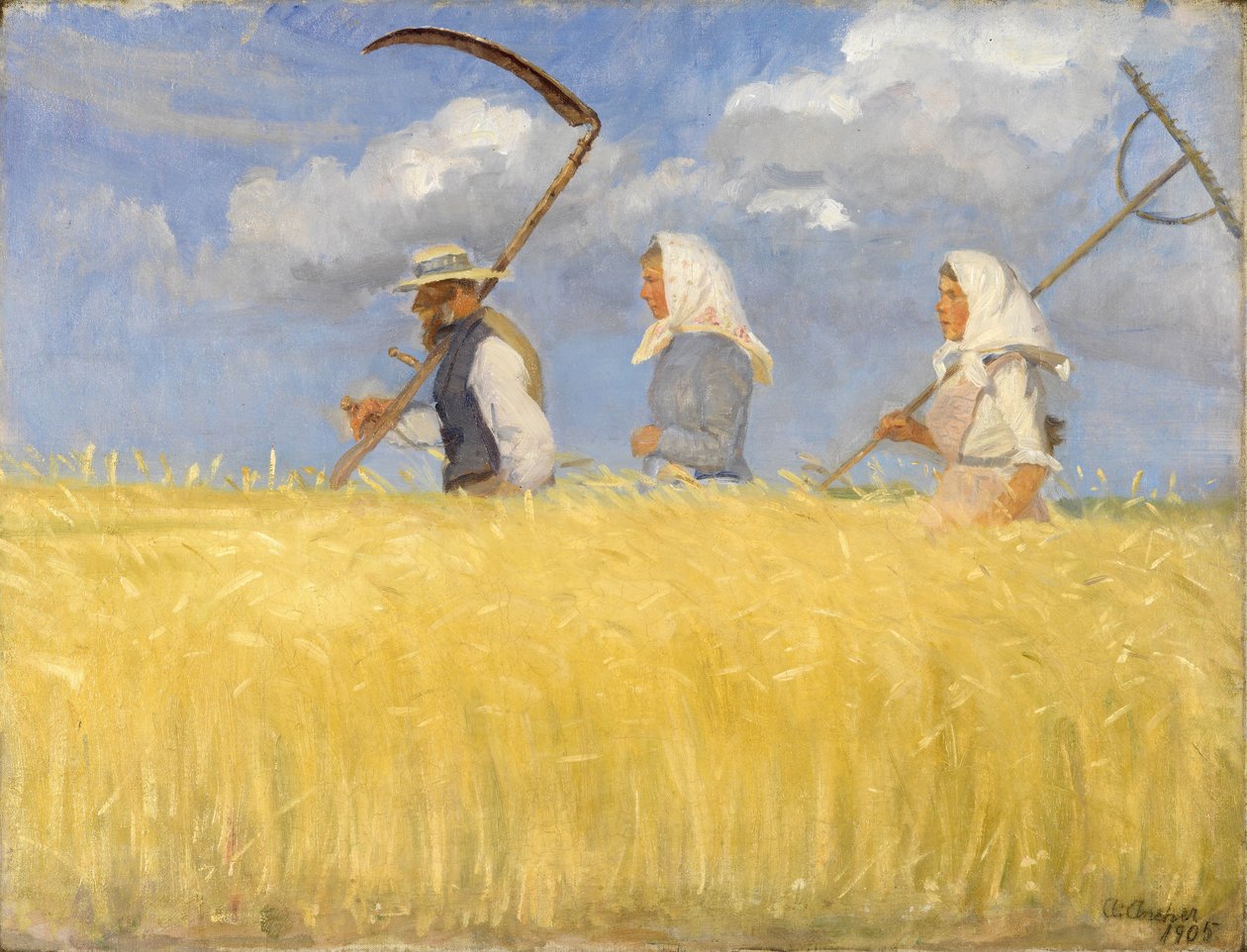 Moissonneurs - Anna Ancher