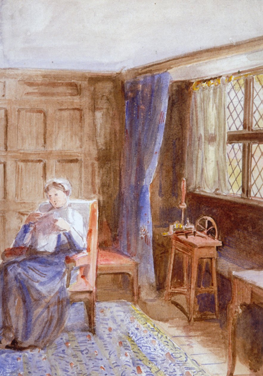 Femme lisant une lettre, vers 1864-1930 - Anna Lea Merritt