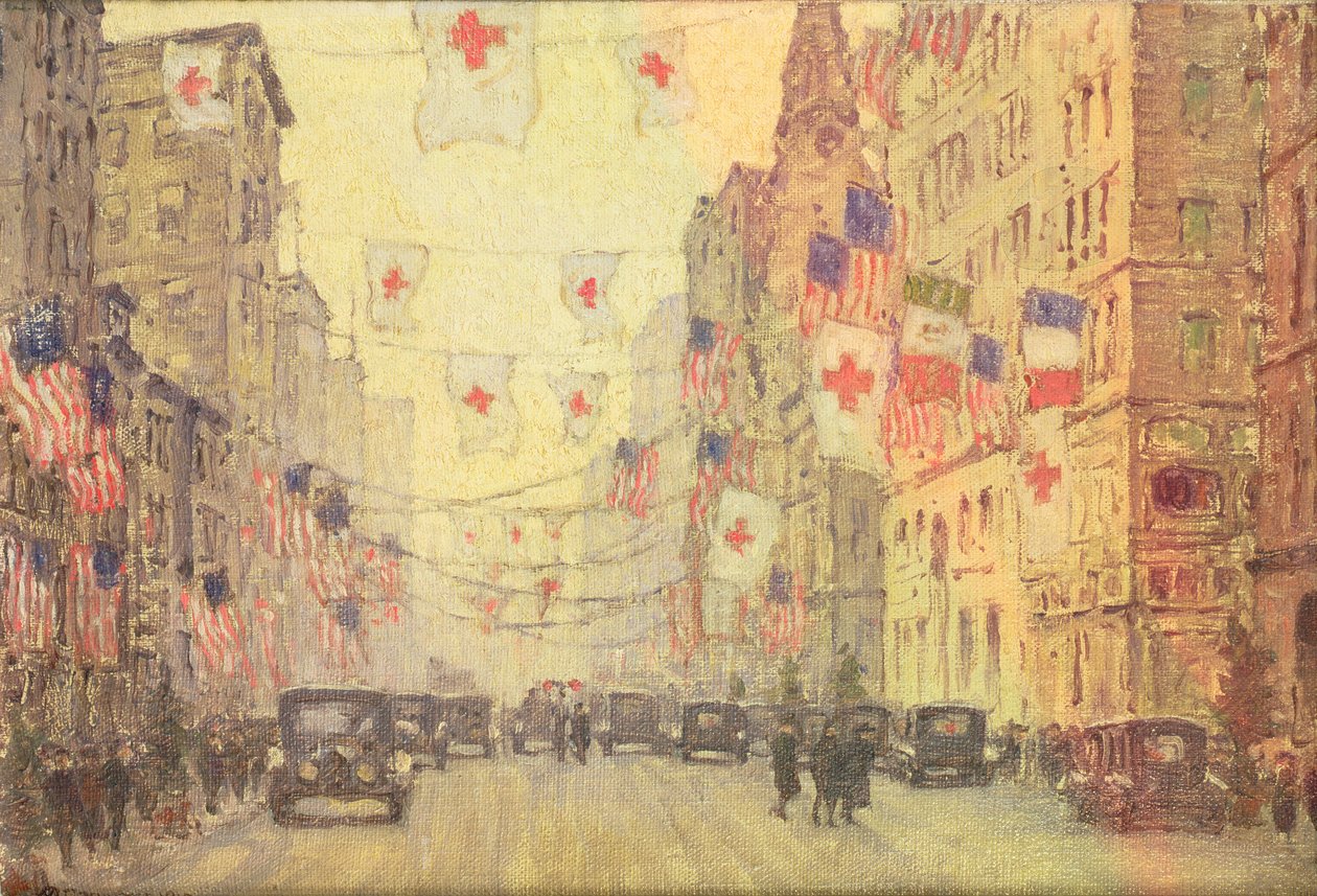Cinquième Avenue en hiver d