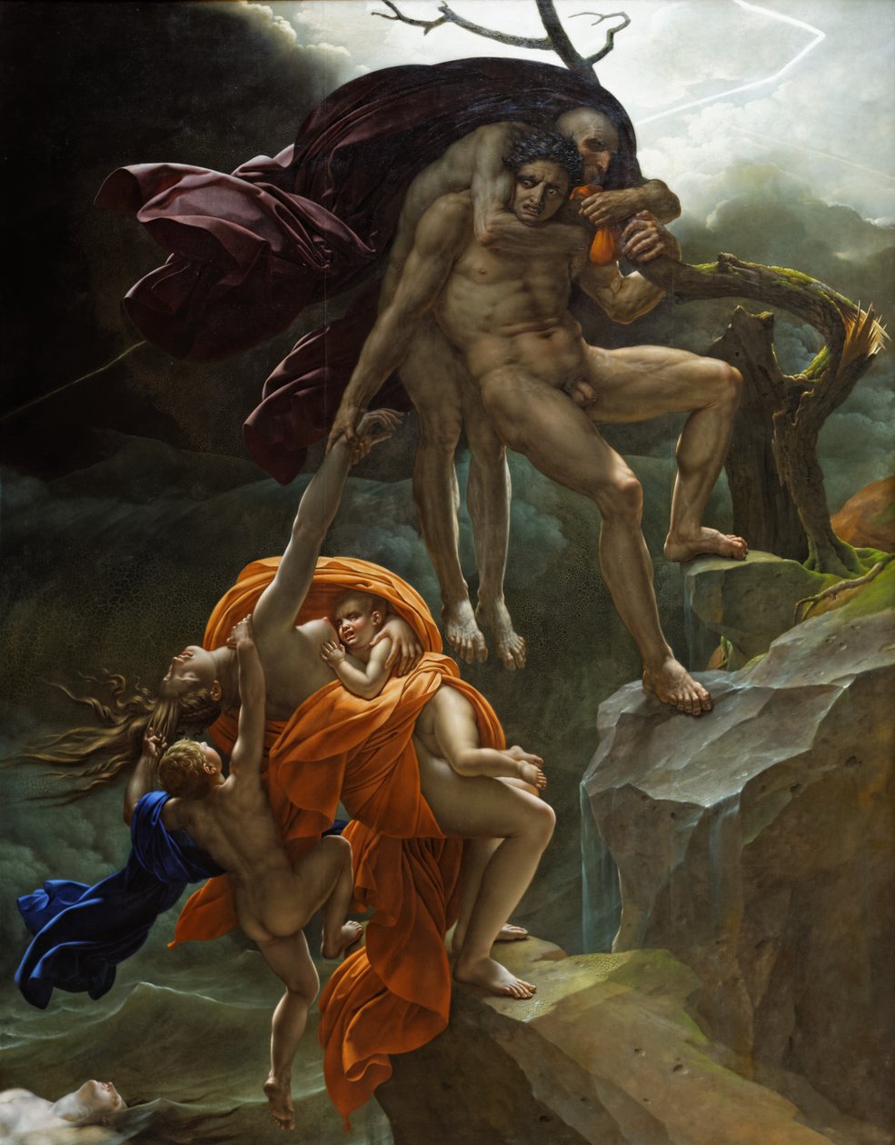 Une Scène de Déluge - Anne Louis Girodet de Roussy Trioson