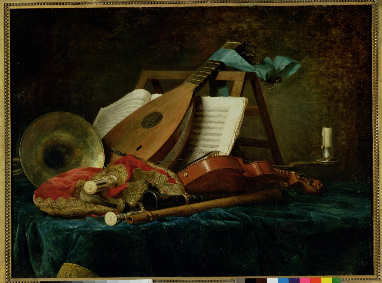 Les Attributs de la Musique, 1770 - Anne Vallayer Coster