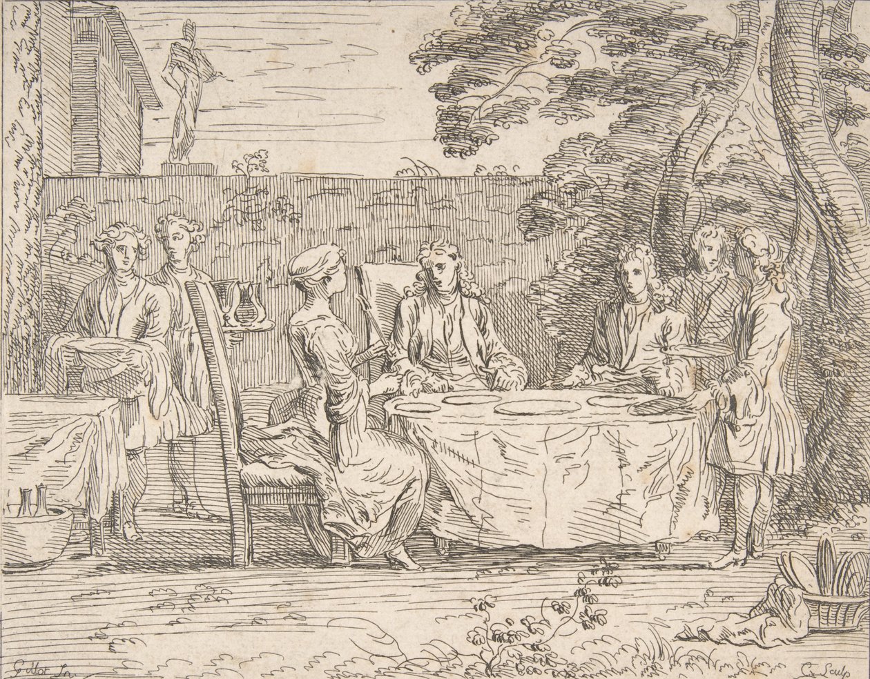 Repas distingué, vers 1725-1765 - Anne Claude Philippe de Caylus