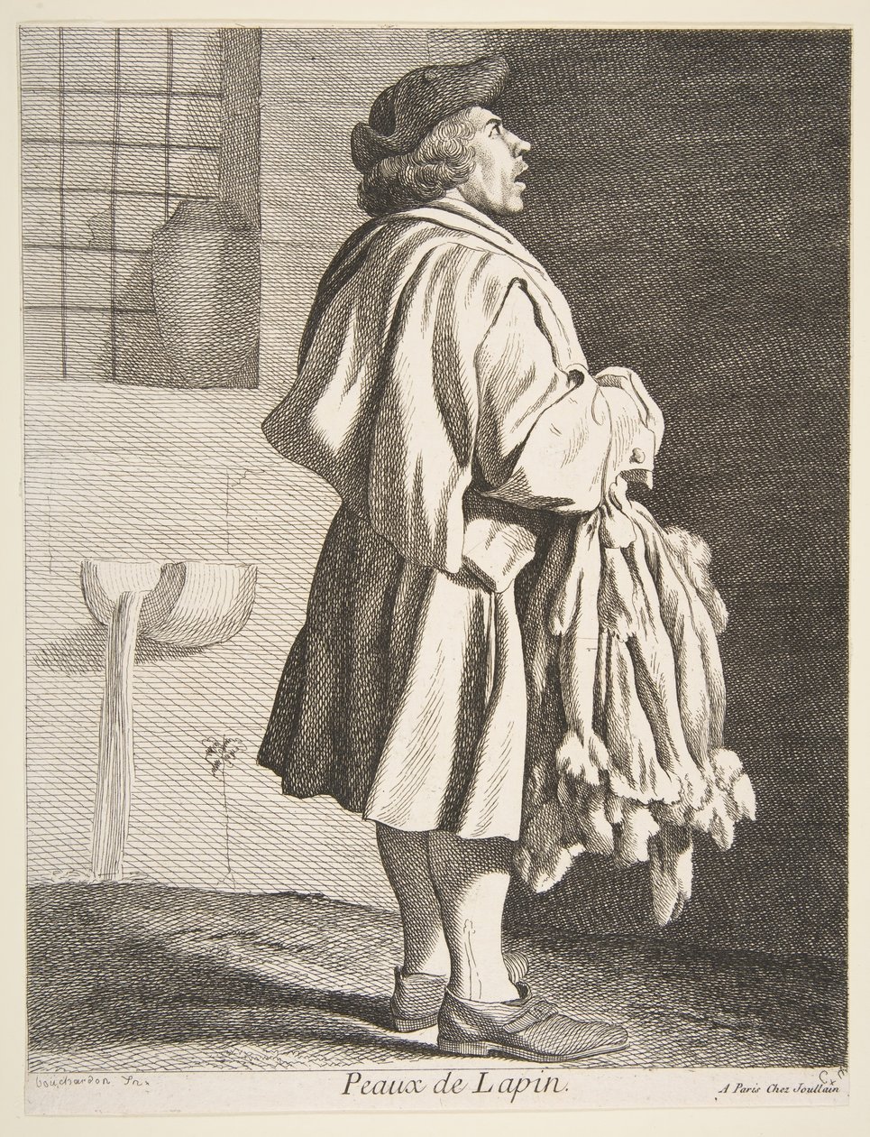 Marchand de peaux de lapin, 1737 - Anne Claude Philippe de Caylus