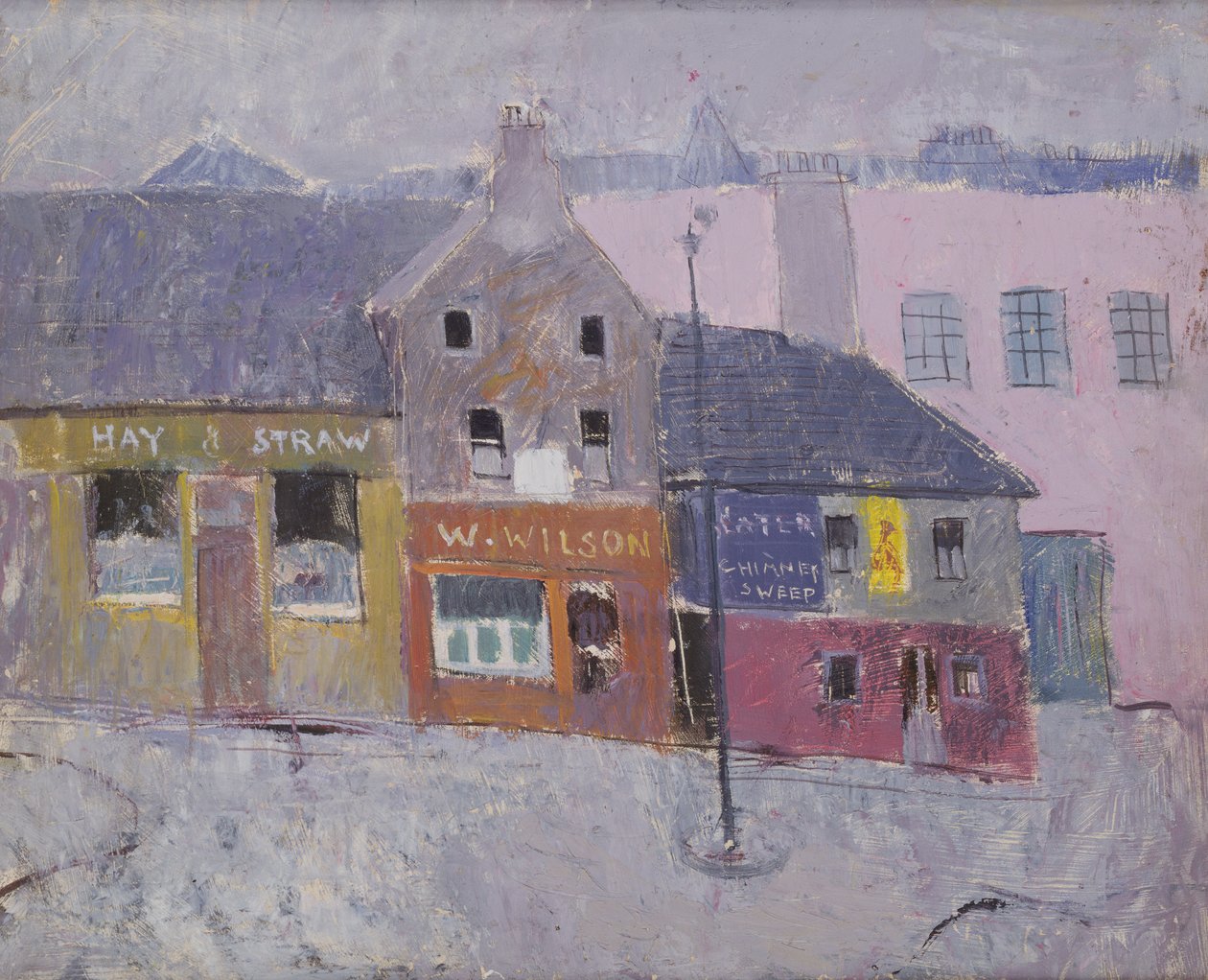Causewayside, Édimbourg, vers 1950 - Anne Redpath