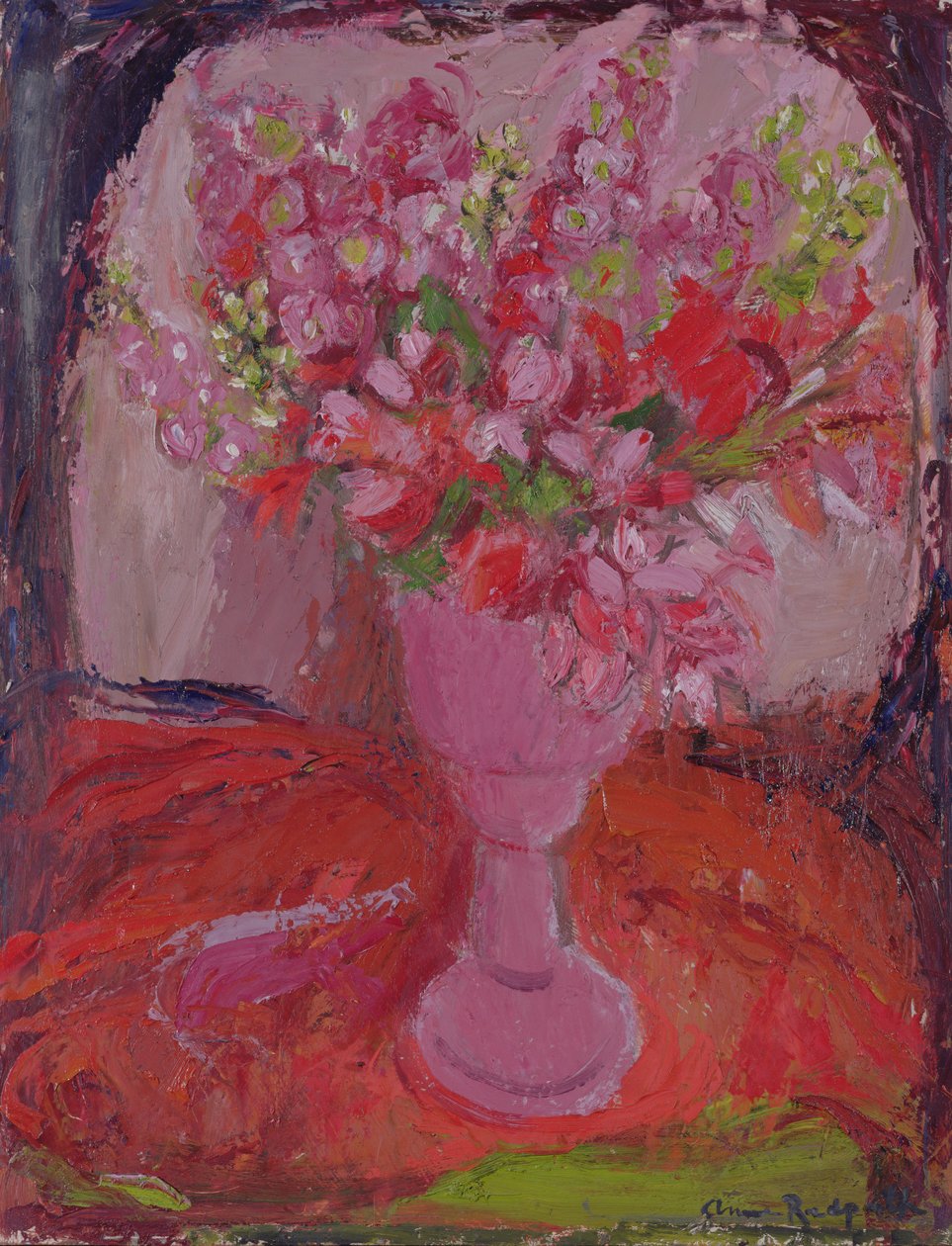 Fleurs roses, c.1948 - Anne Redpath