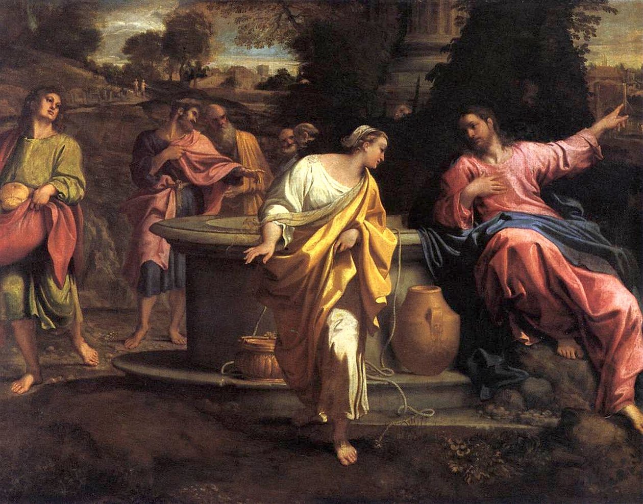 La Samaritaine au puits - Annibale Carracci