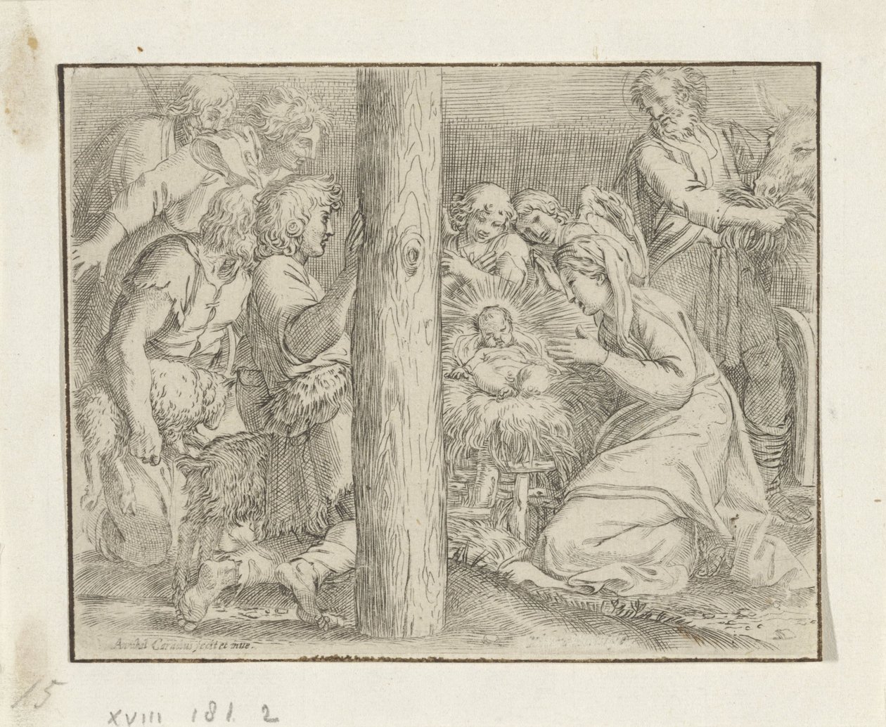 Adoration des bergers - Annibale Carracci