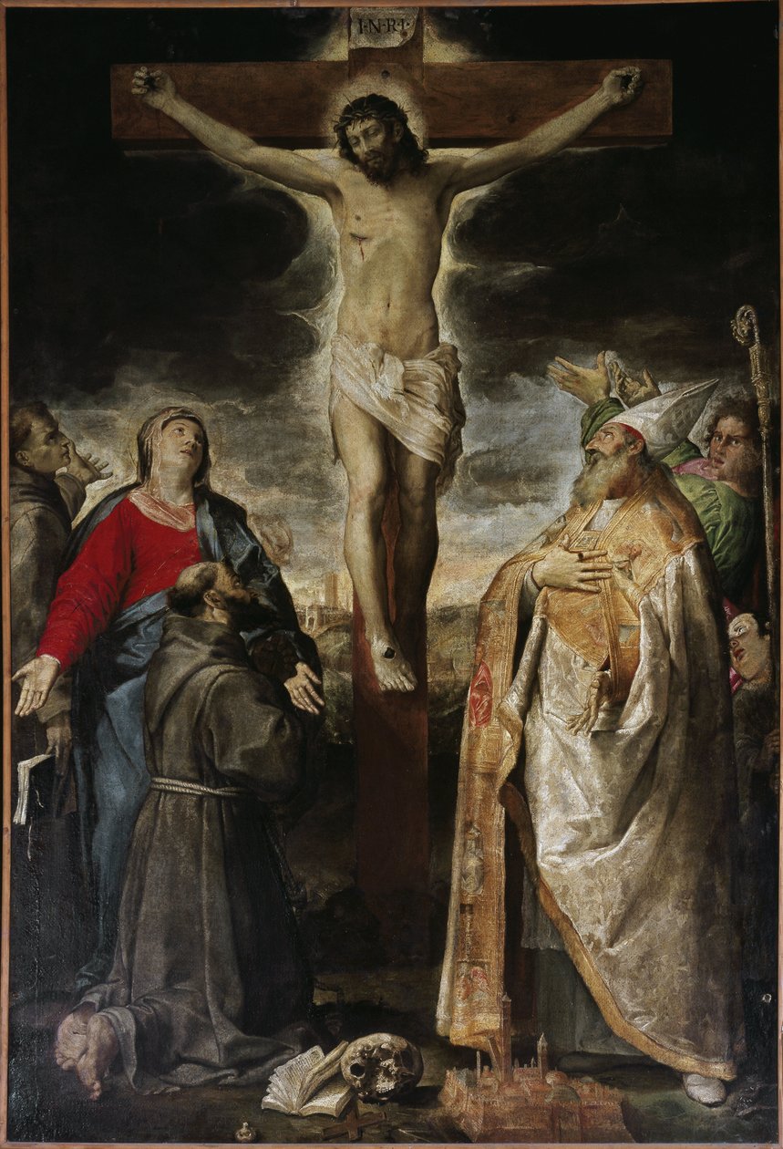 Crucifixion et saints - Annibale Carracci