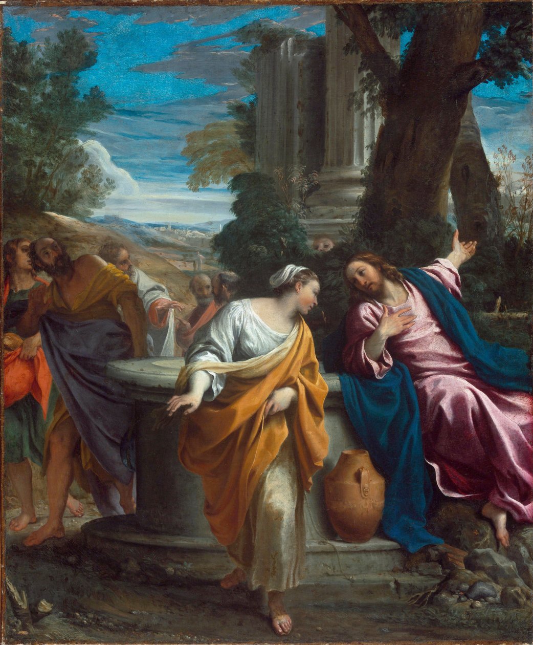 Le Christ et la Samaritaine - Annibale Carracci