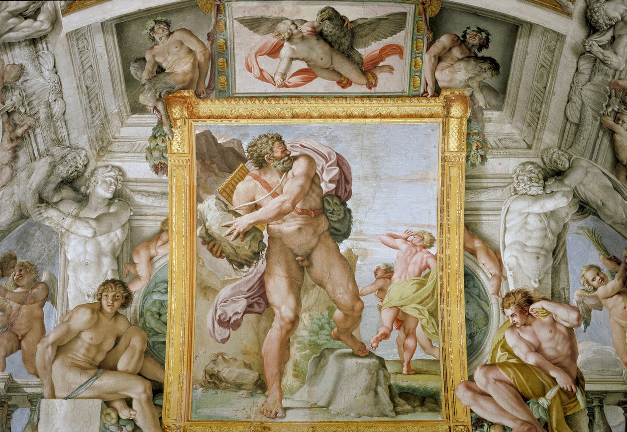 Polyphème et Acis (Fresque) - Annibale Carracci