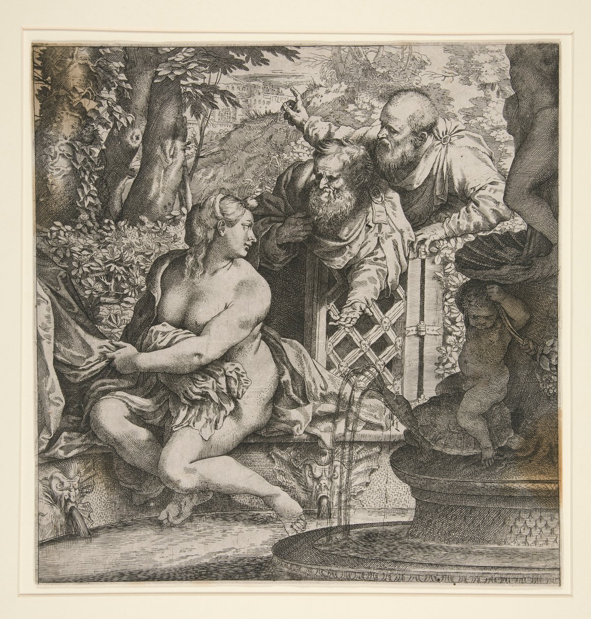 Suzanne et les vieillards - Annibale Carracci