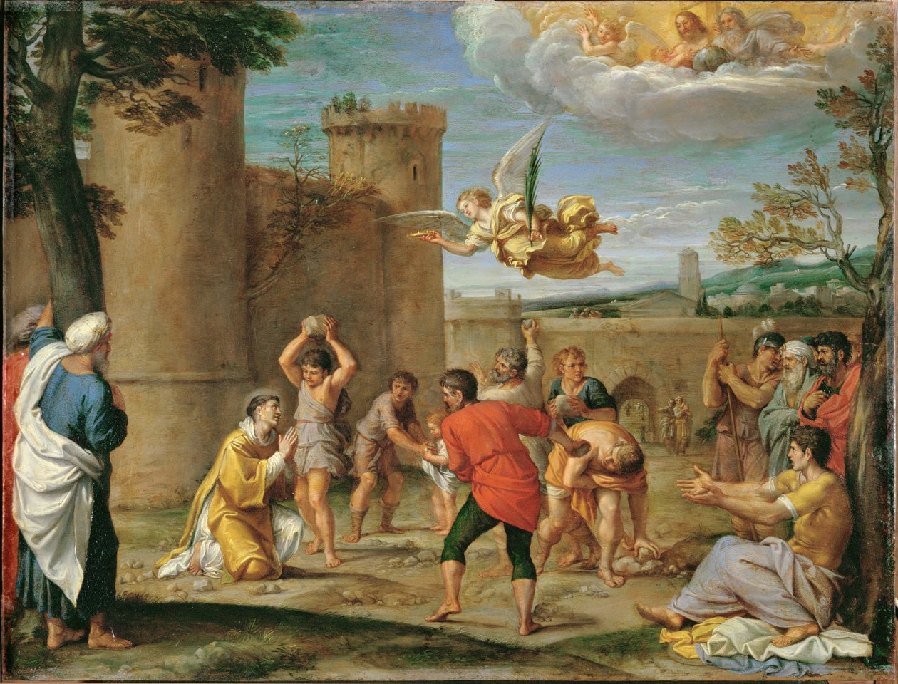 La lapidation de saint Étienne ... - Annibale Carracci