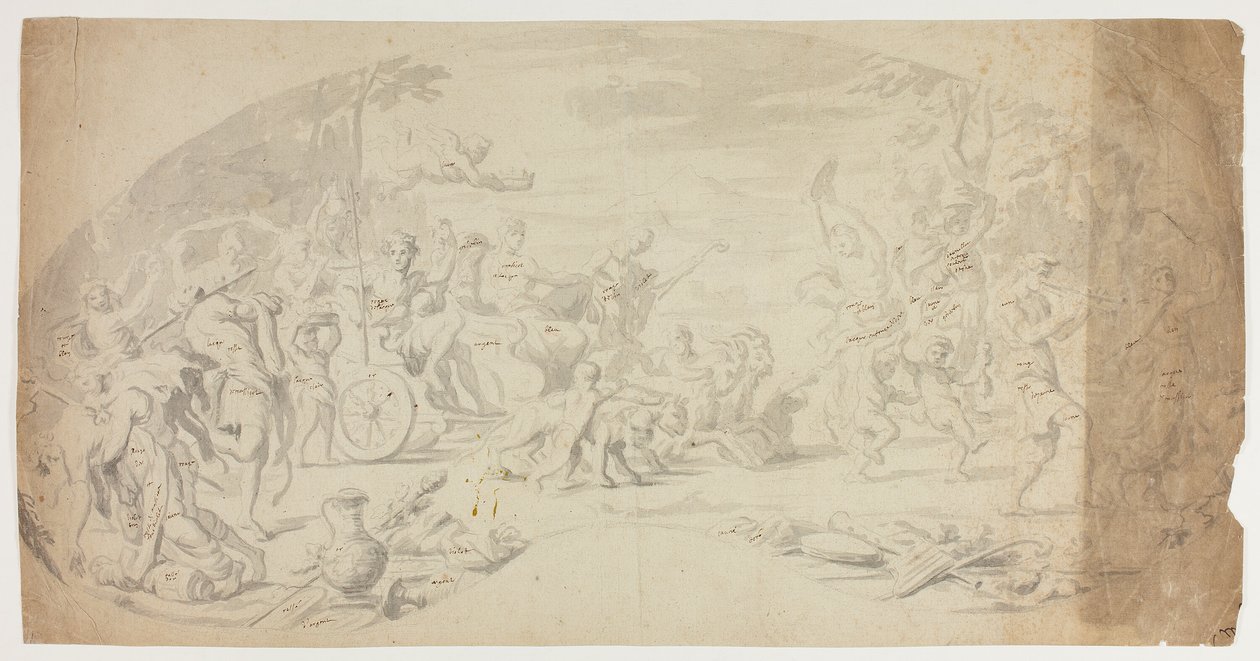 Triomphe de Bacchus et Ariane - Annibale Carracci