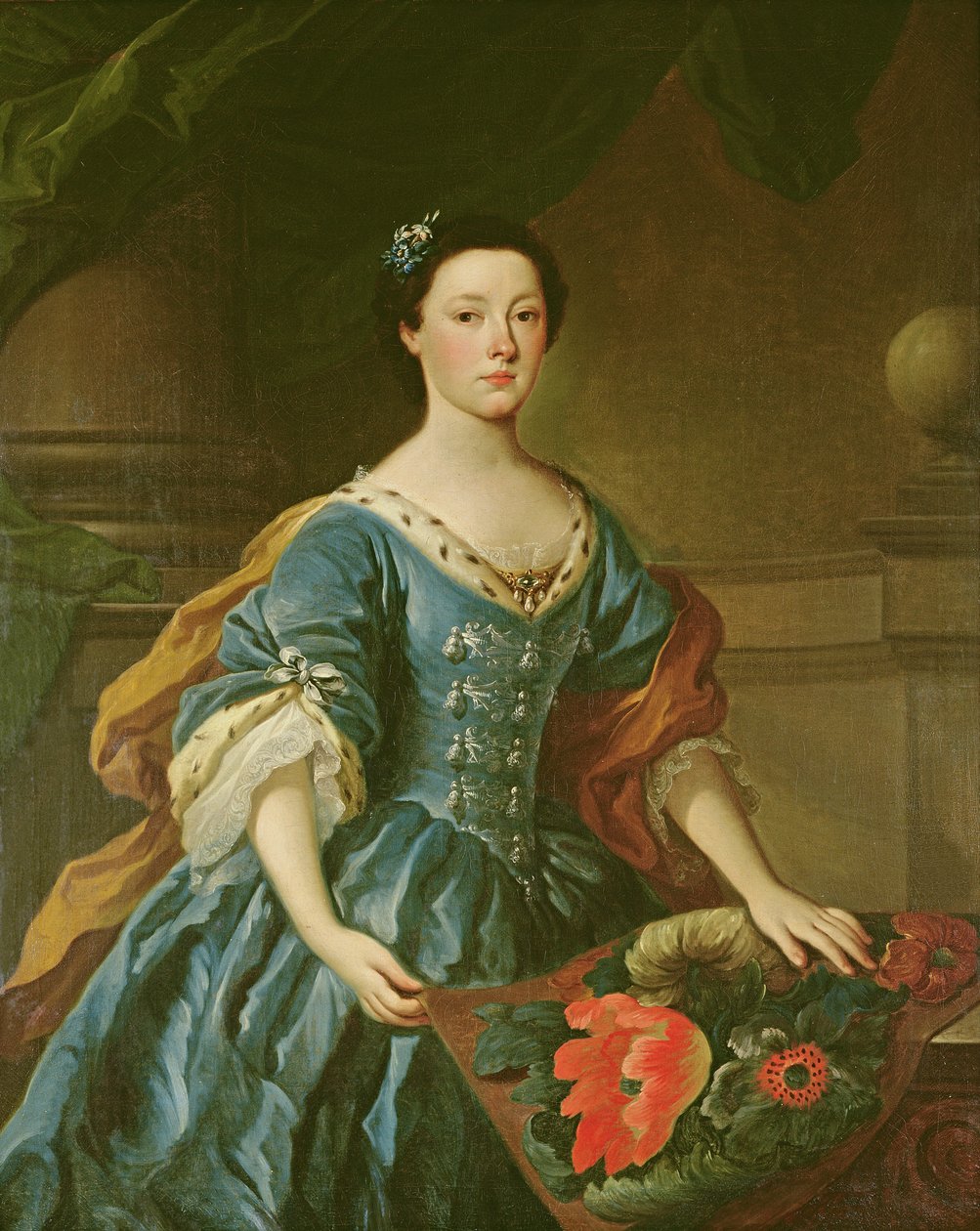 Portrait de Jane Allgood, c.1745-50 - Unbekannt Unbekannt