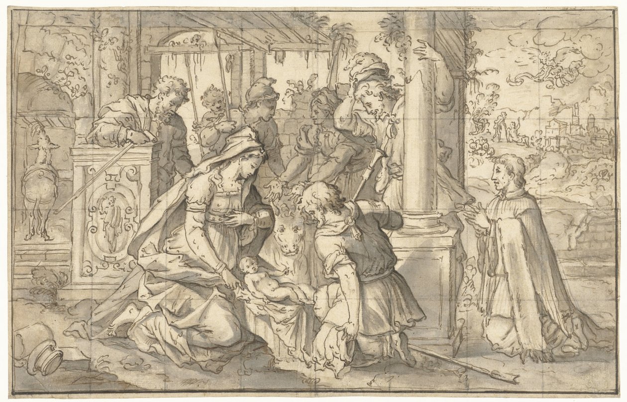 Adoration des bergers - Anonymous