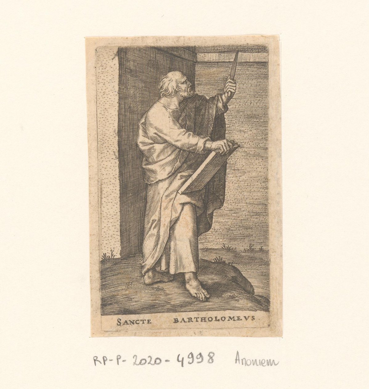 Apôtre Barthélemy, Sancte Bartholomeus (titre sur l