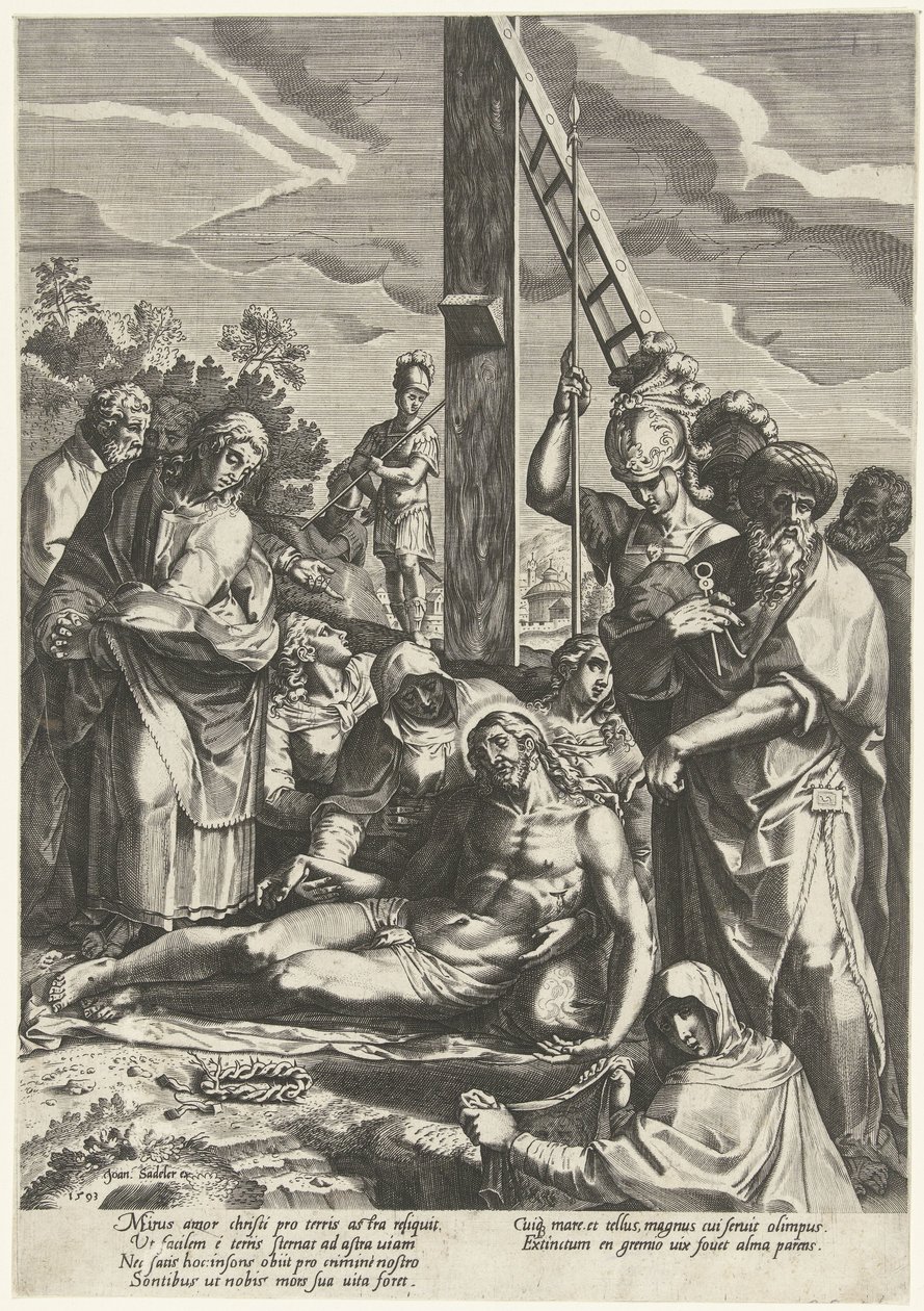 Lamentation du Christ sous la croix - Anonymous