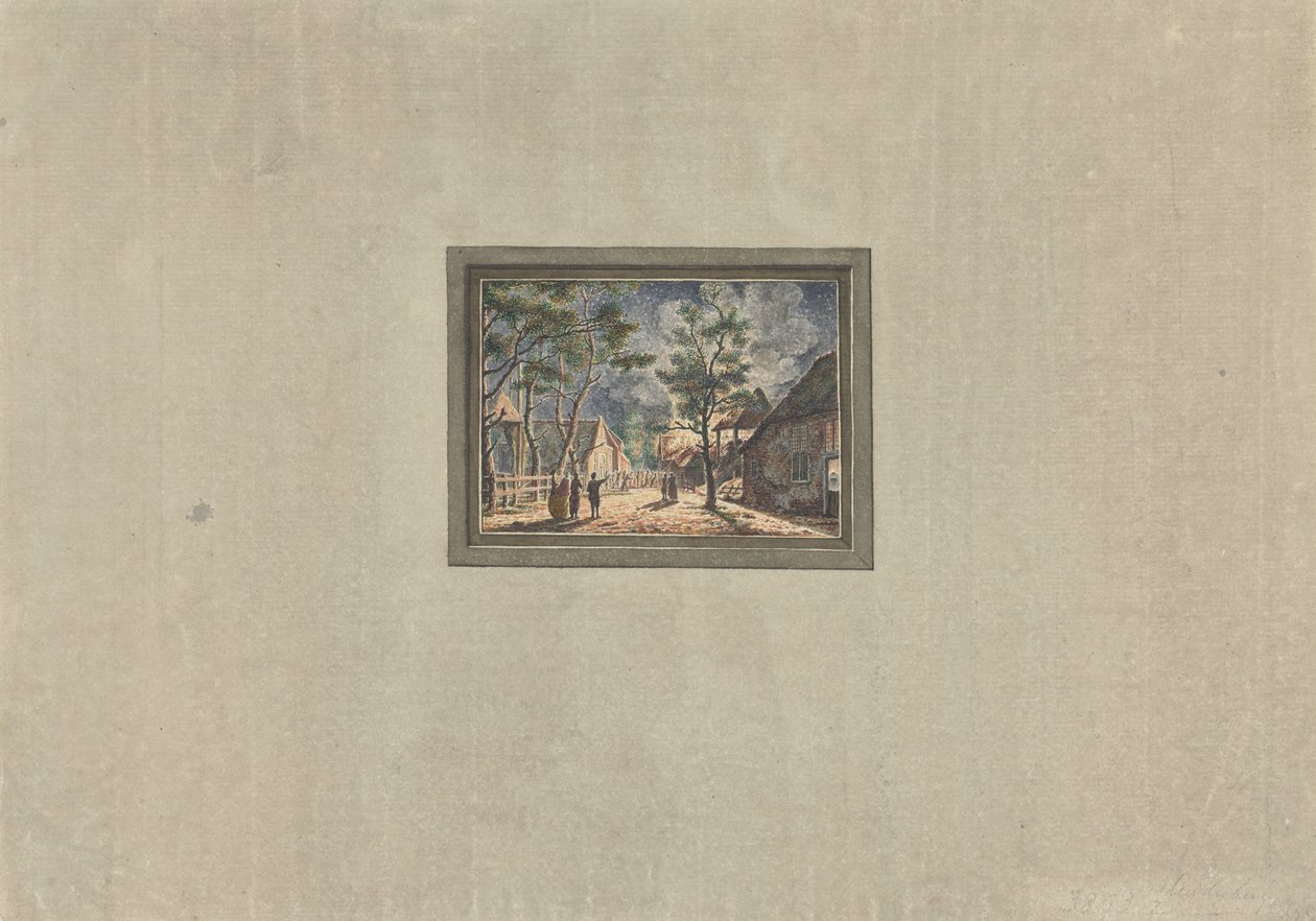 Incendie à Muiderberg, 1746 - Anonymous