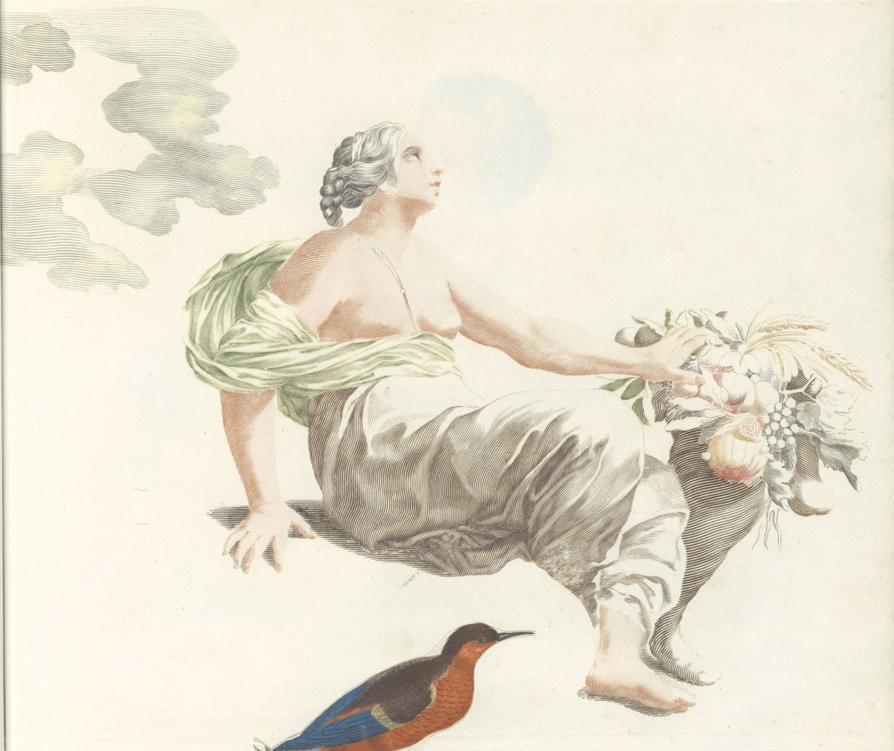 Cérès avec une corne d