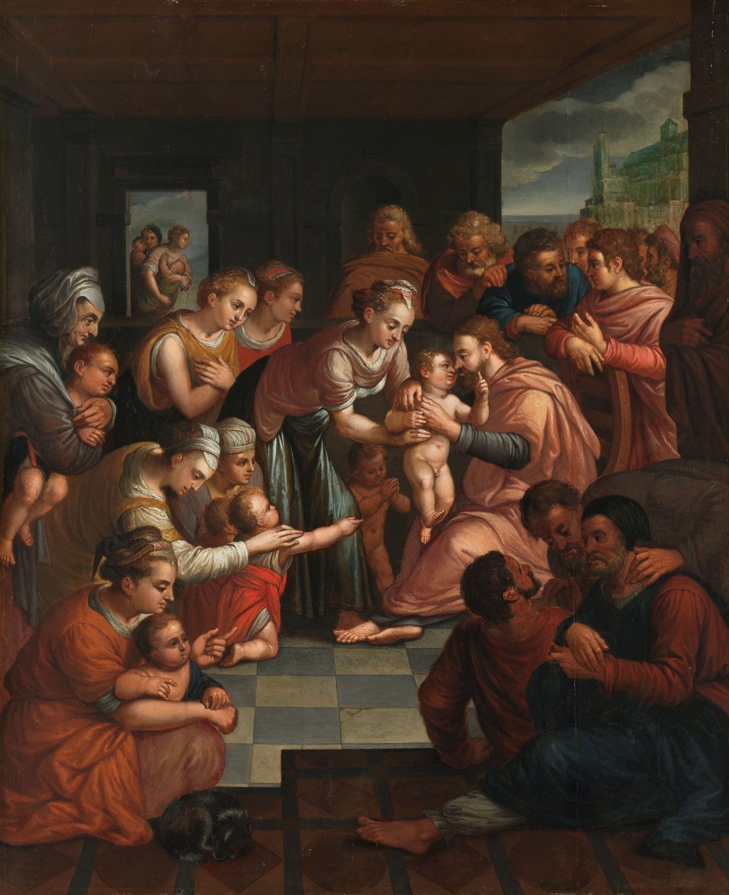 Le Christ bénissant les enfants - Anonymous