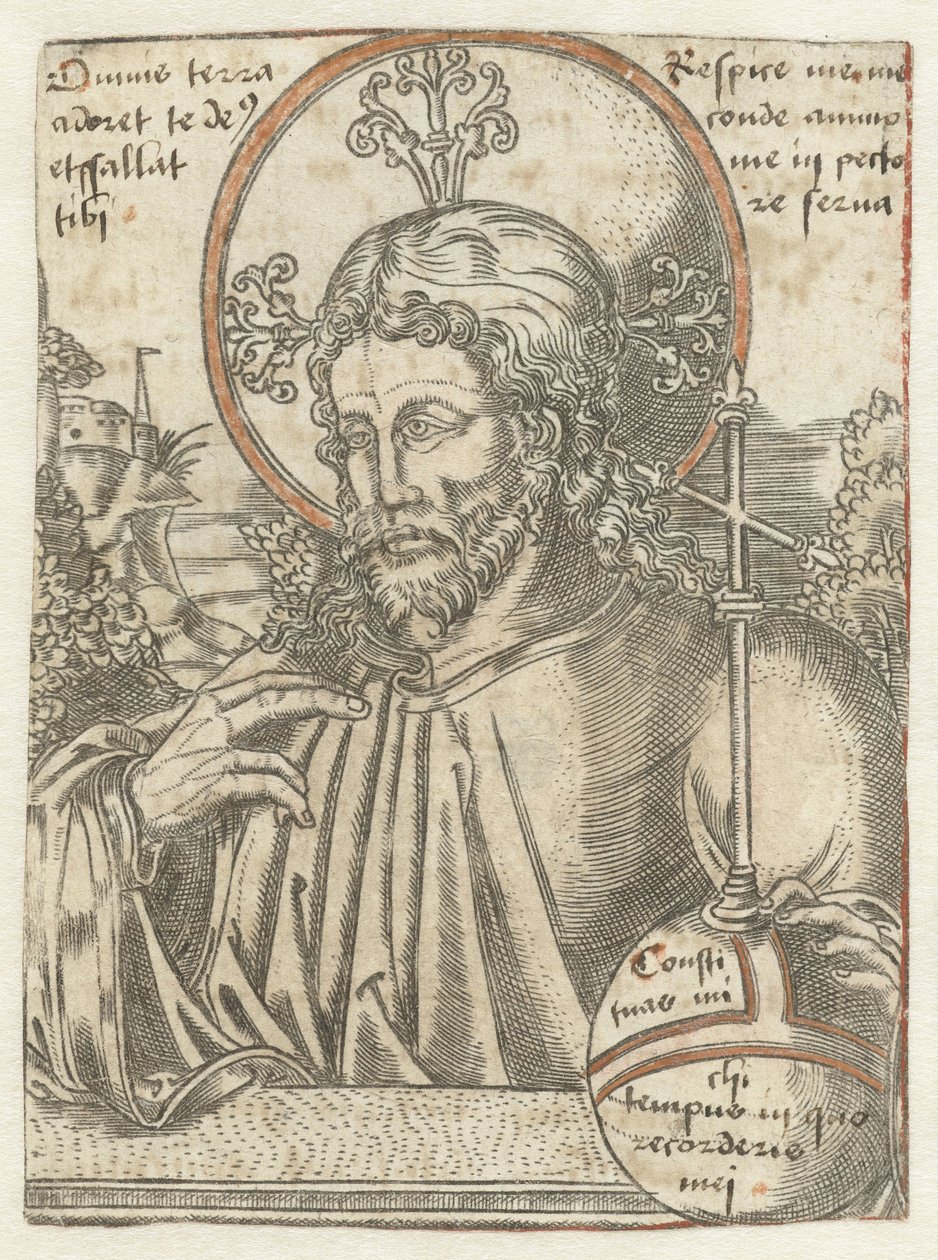 Christ en tant que Salvator Mundi - Anonymous