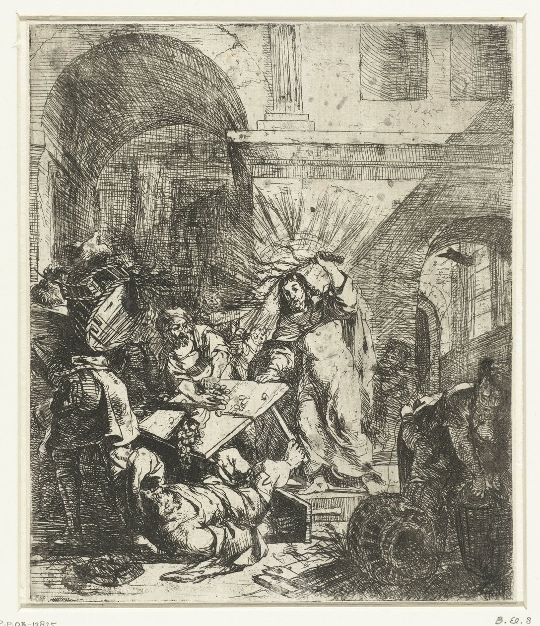 Christ chasse les changeurs du temple - Anonymous