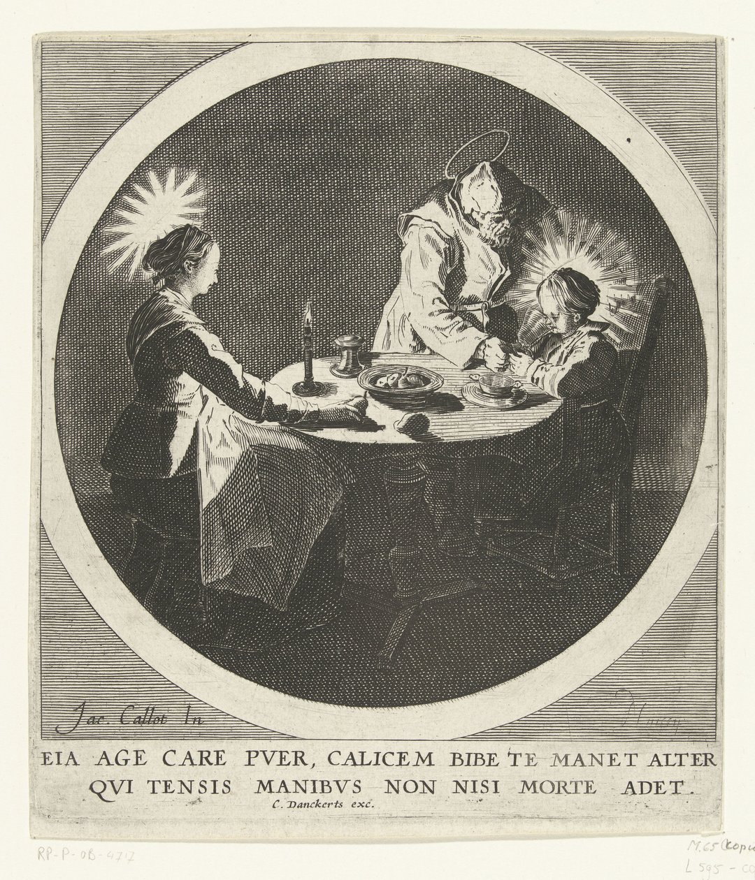 La Sainte Famille à table - Anonymous