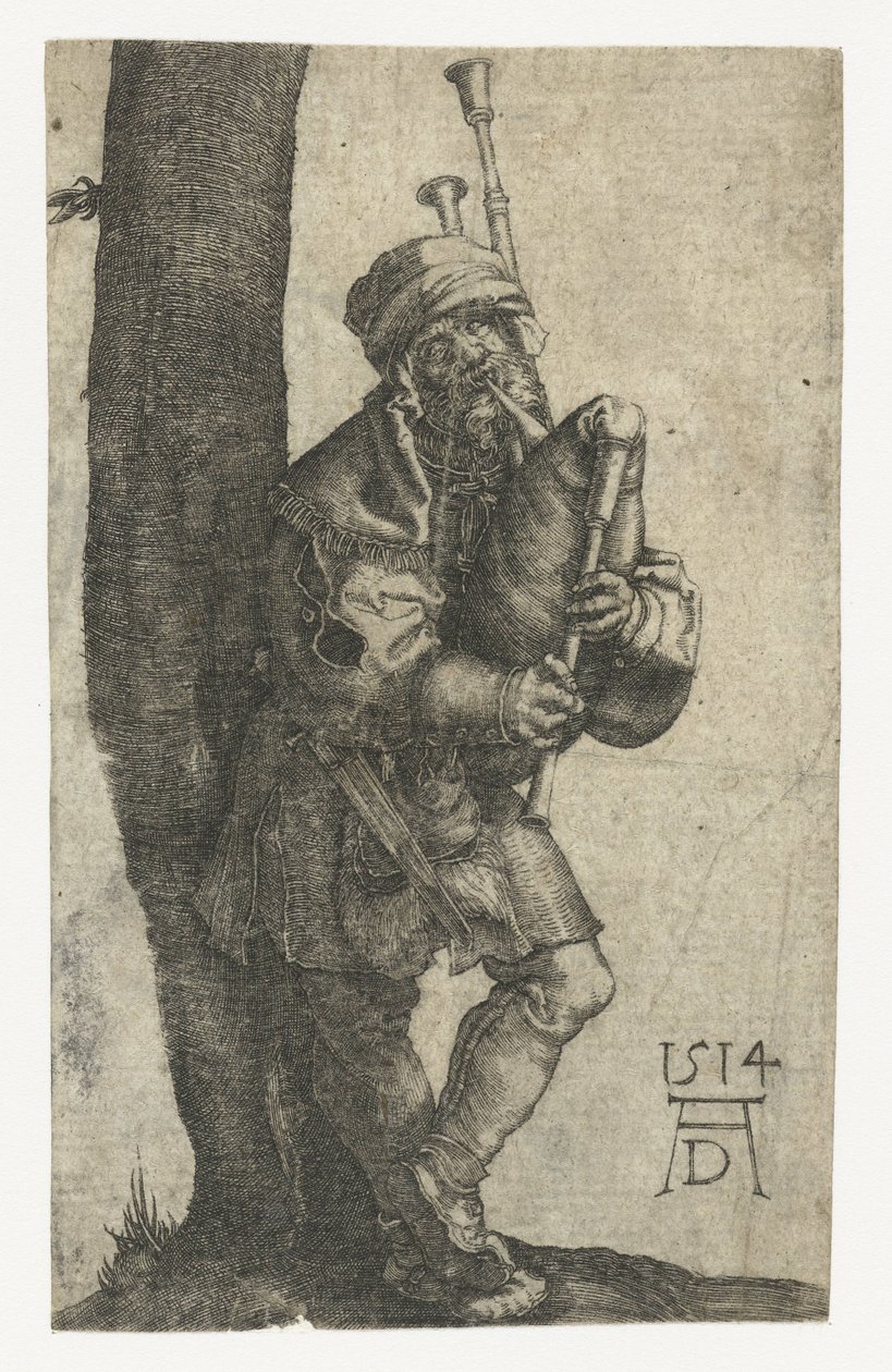 Le joueur de cornemuse - Anonymous