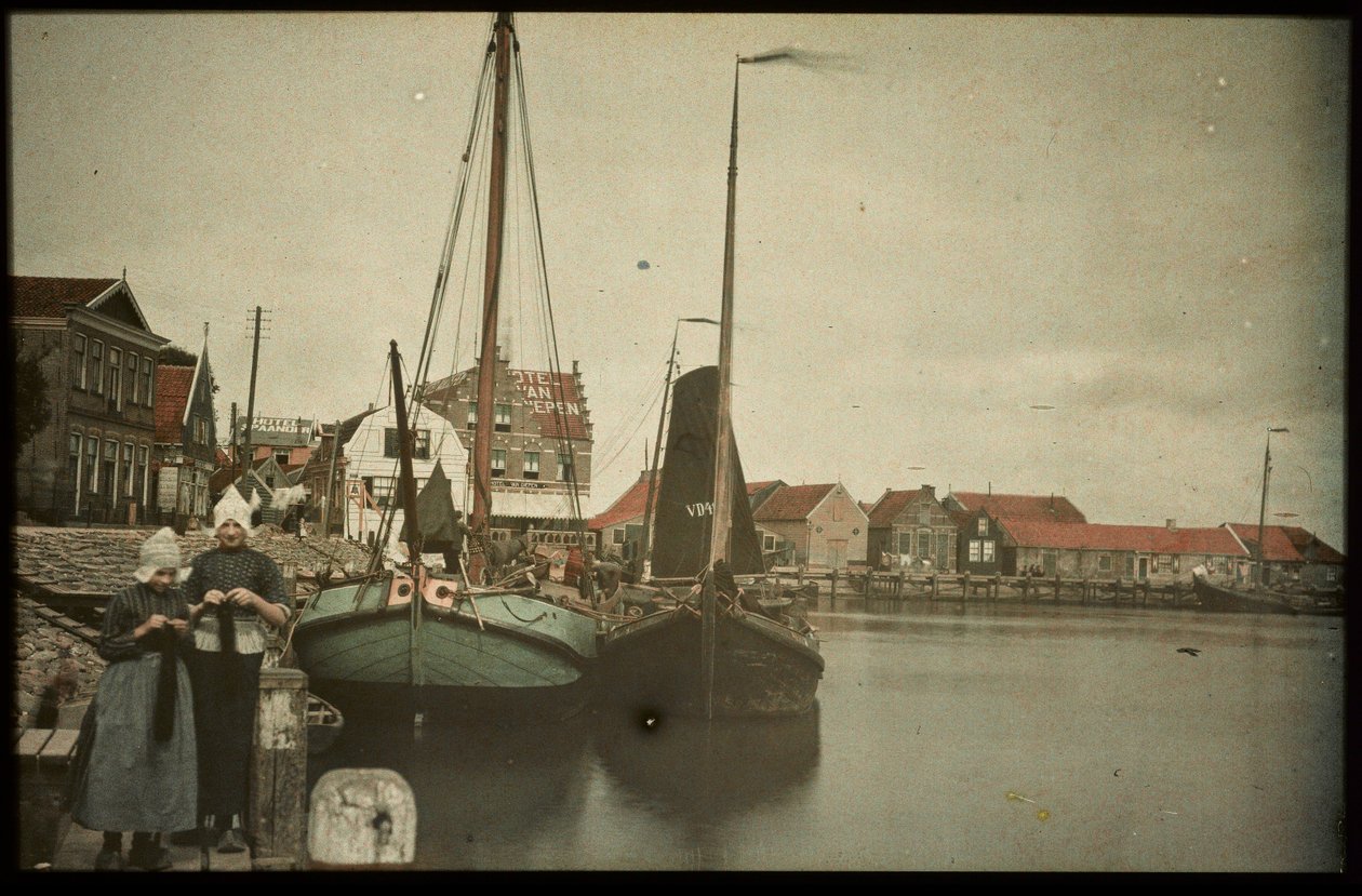 Le port de Volendam - Anonymous