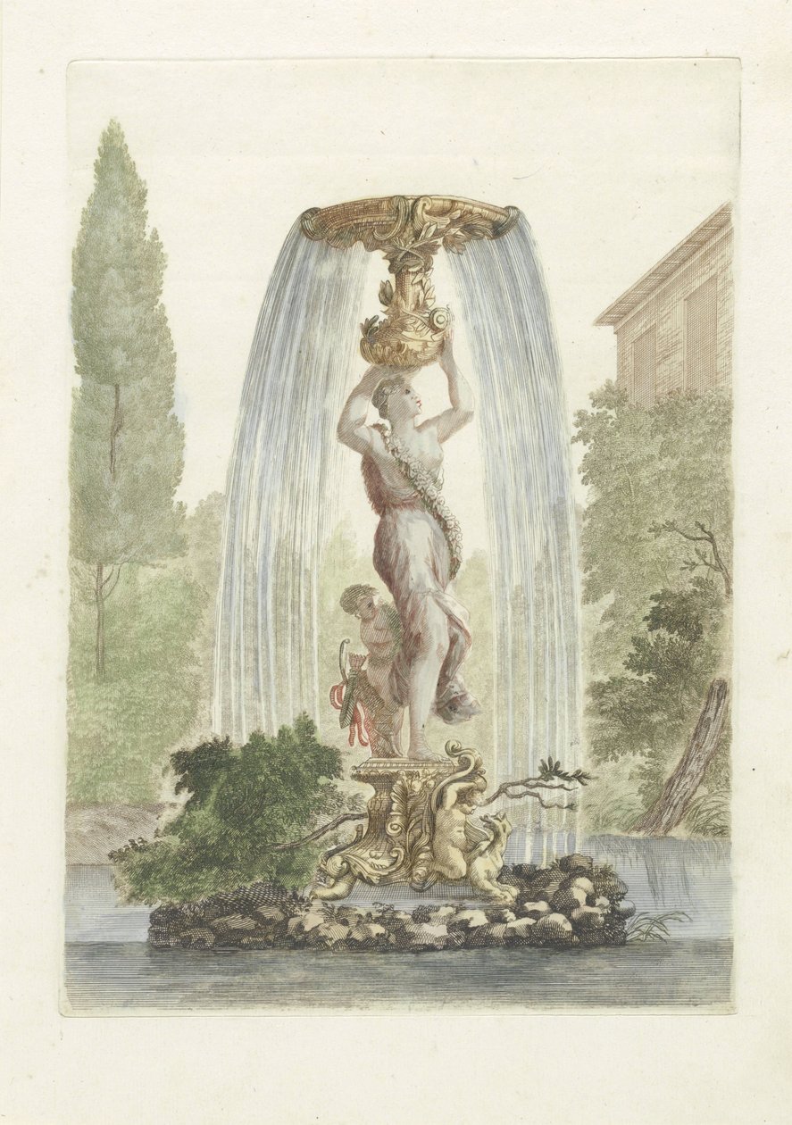 Fontaine avec Vénus et Amour - Anonymous