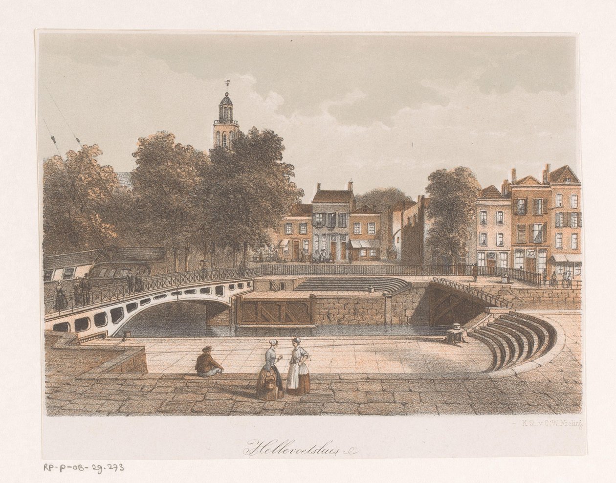 Vue sur Hellevoetsluis - Anonymous
