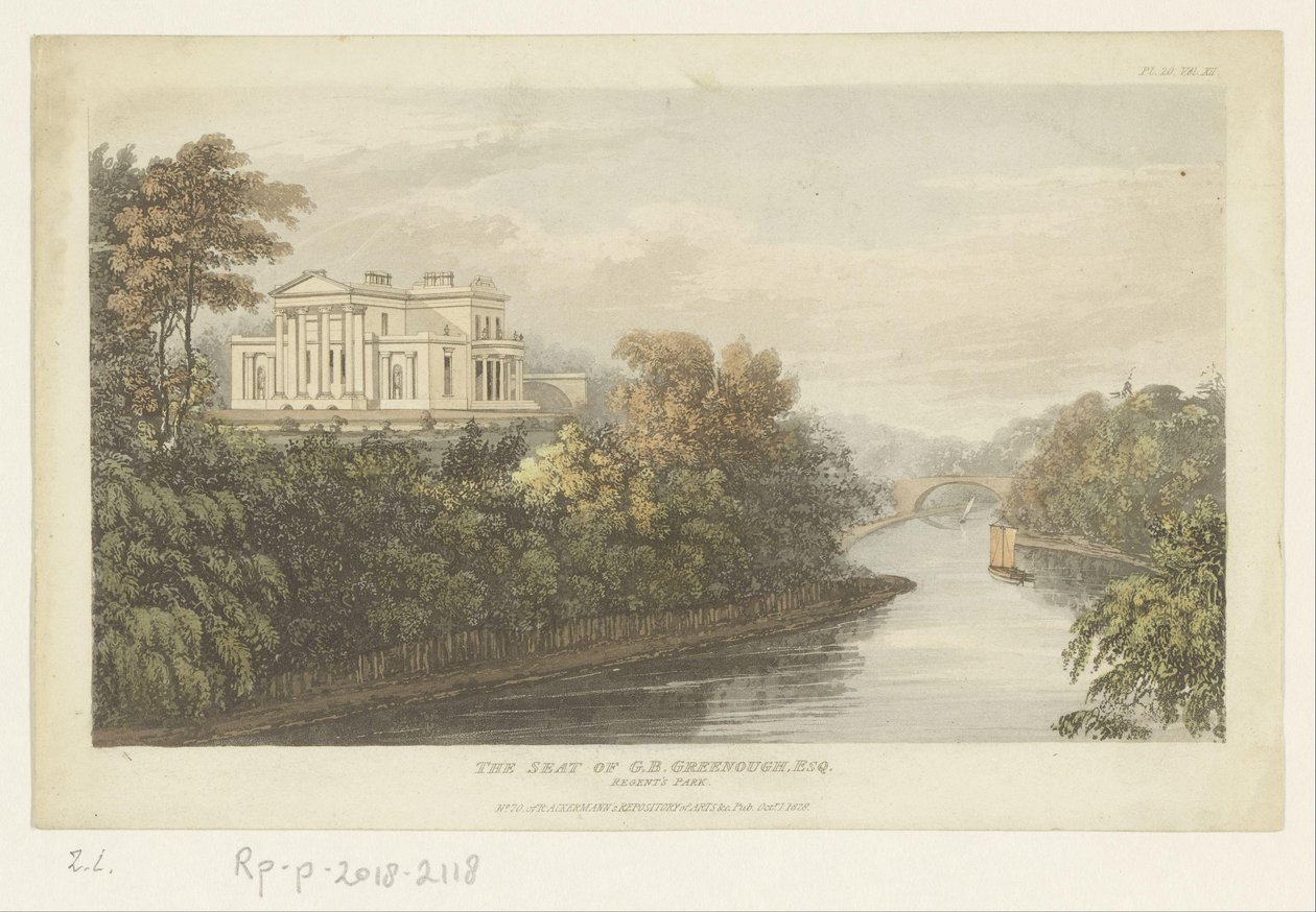 Vue de Nuffield Lodge, à Londres - Anonymous