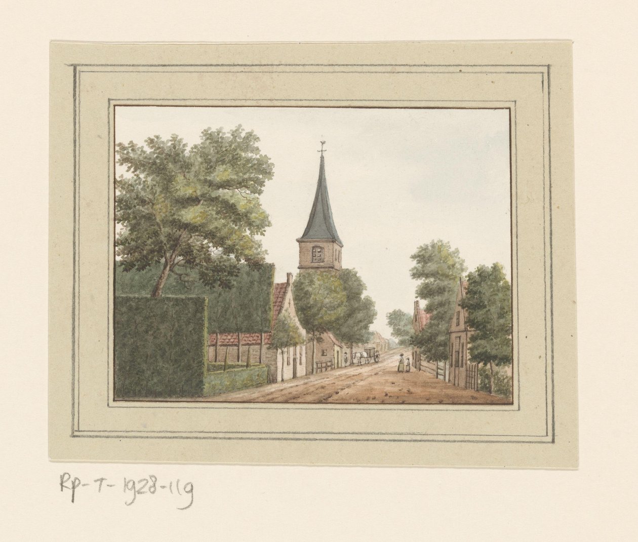 Vue du village de Heemskerk - Anonymous