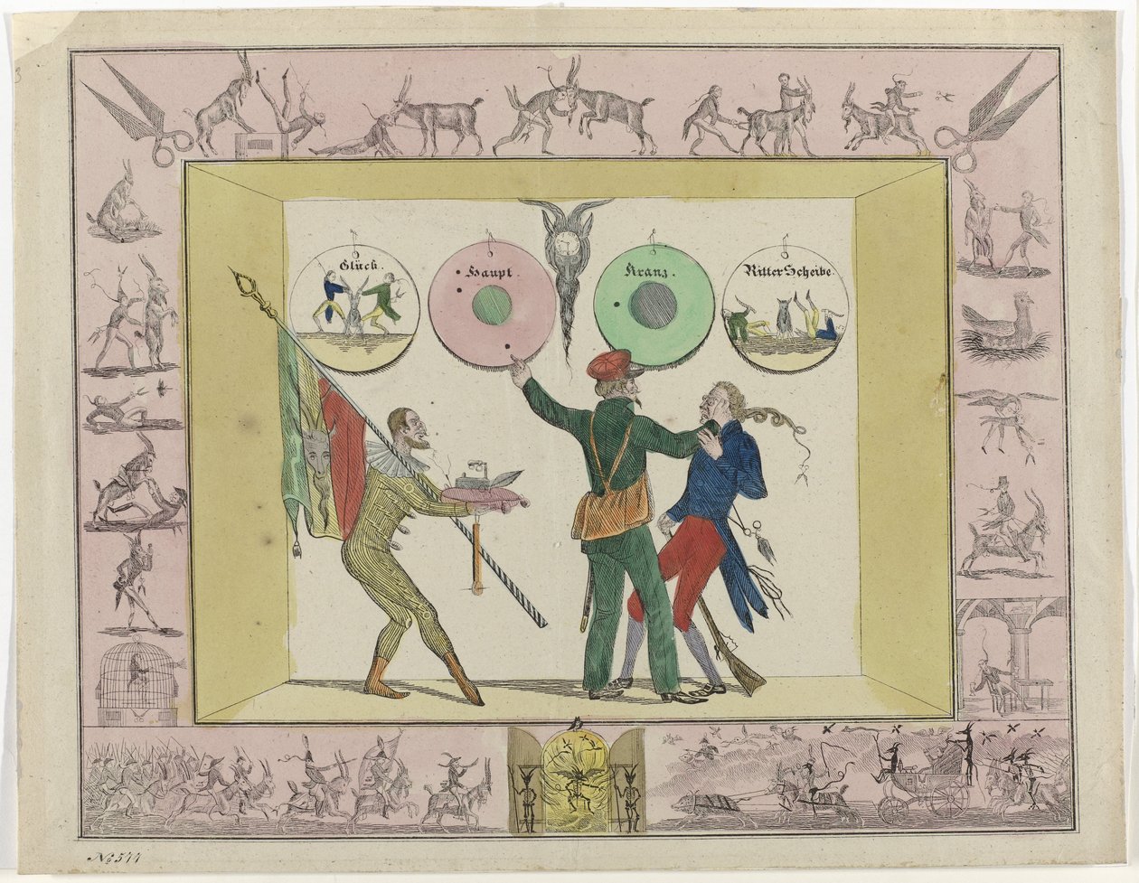 Glück, Haupt, Krans, Ritter Scheibe, No. 577 - Anonymous