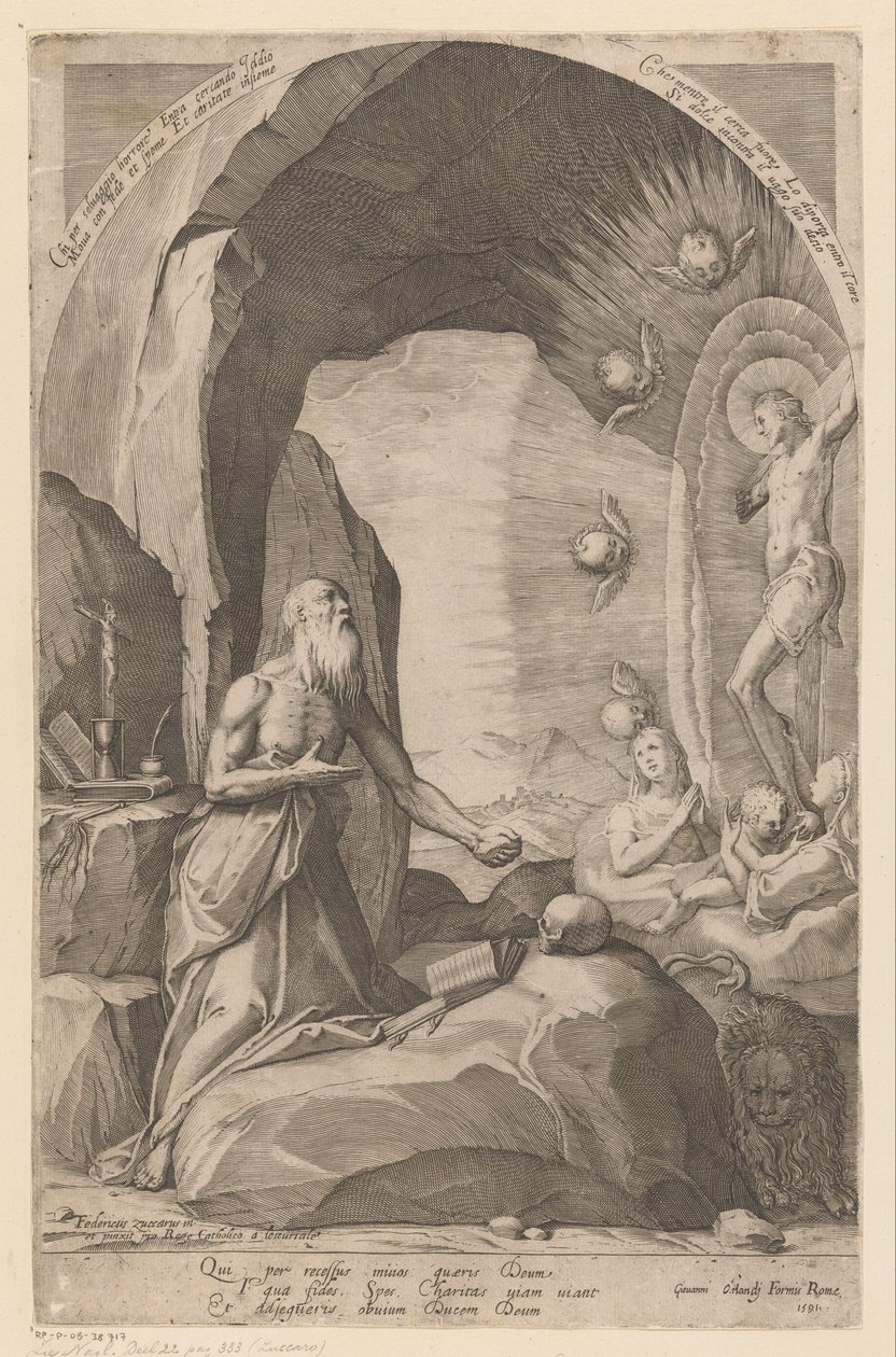 Saint Jérôme dans le désert - Anonymous
