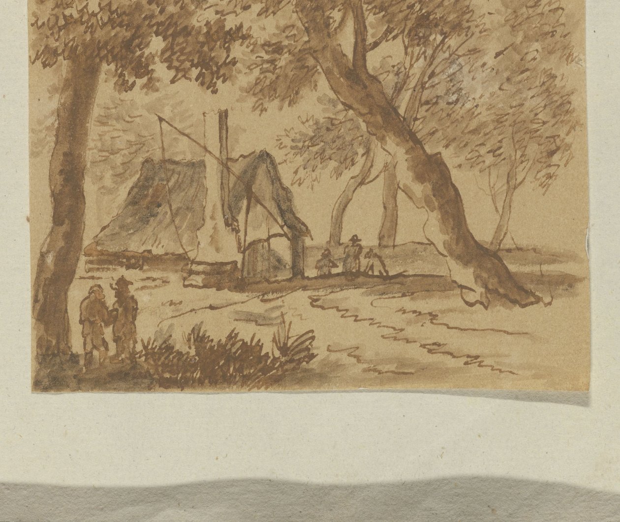 Cabane au milieu des arbres - Anonymous