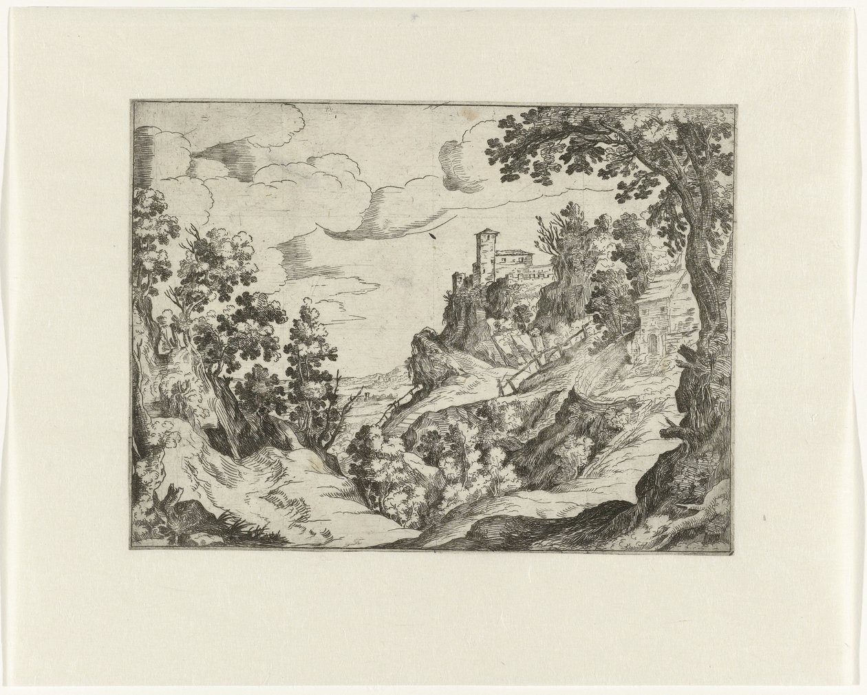 Paysage italien - Anonymous