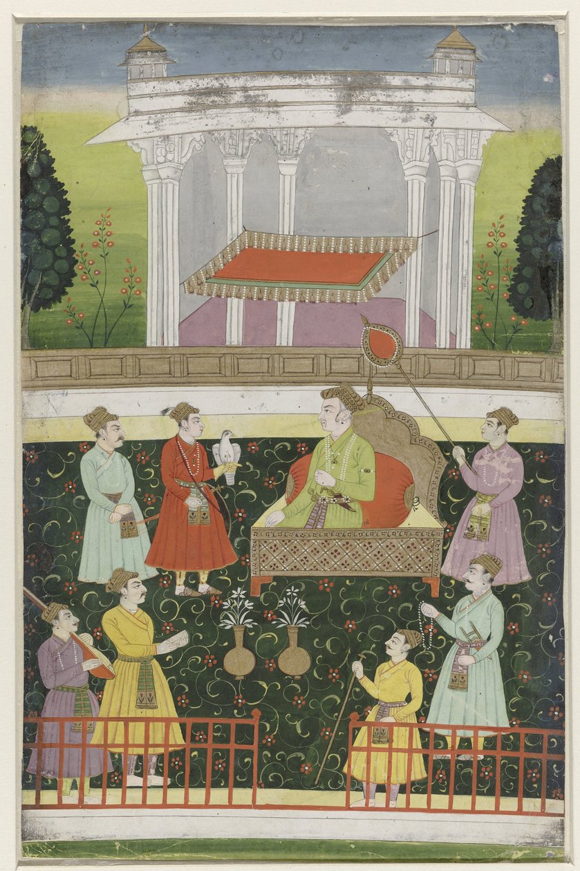 Jahangir assis sur un trône - Anonymous