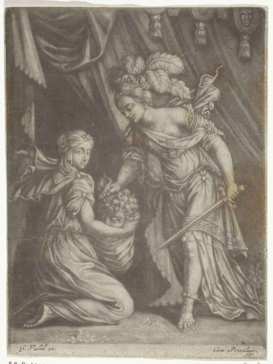 Judith avec la tête d