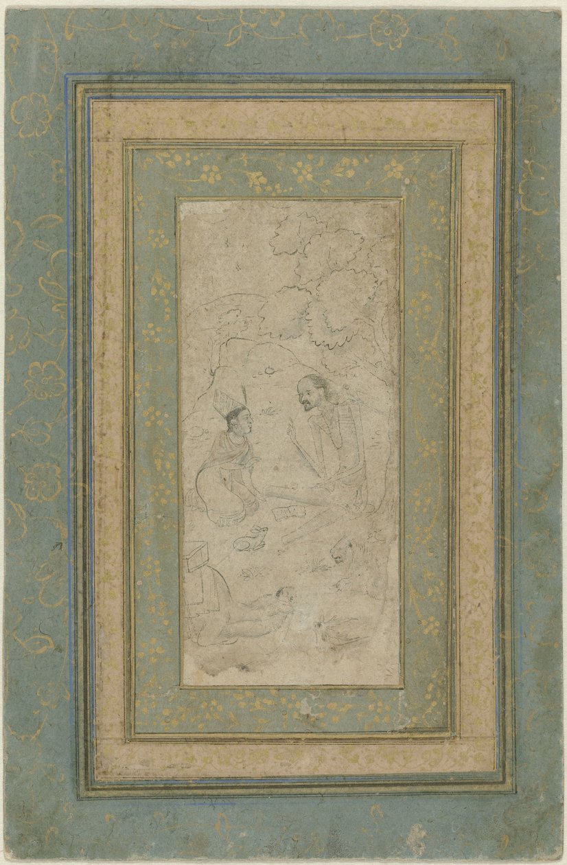 Laila et Majnun dans le désert - Anonymous
