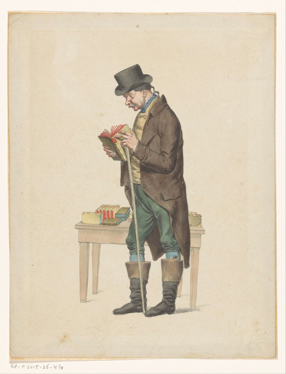 Homme lisant - Anonymous