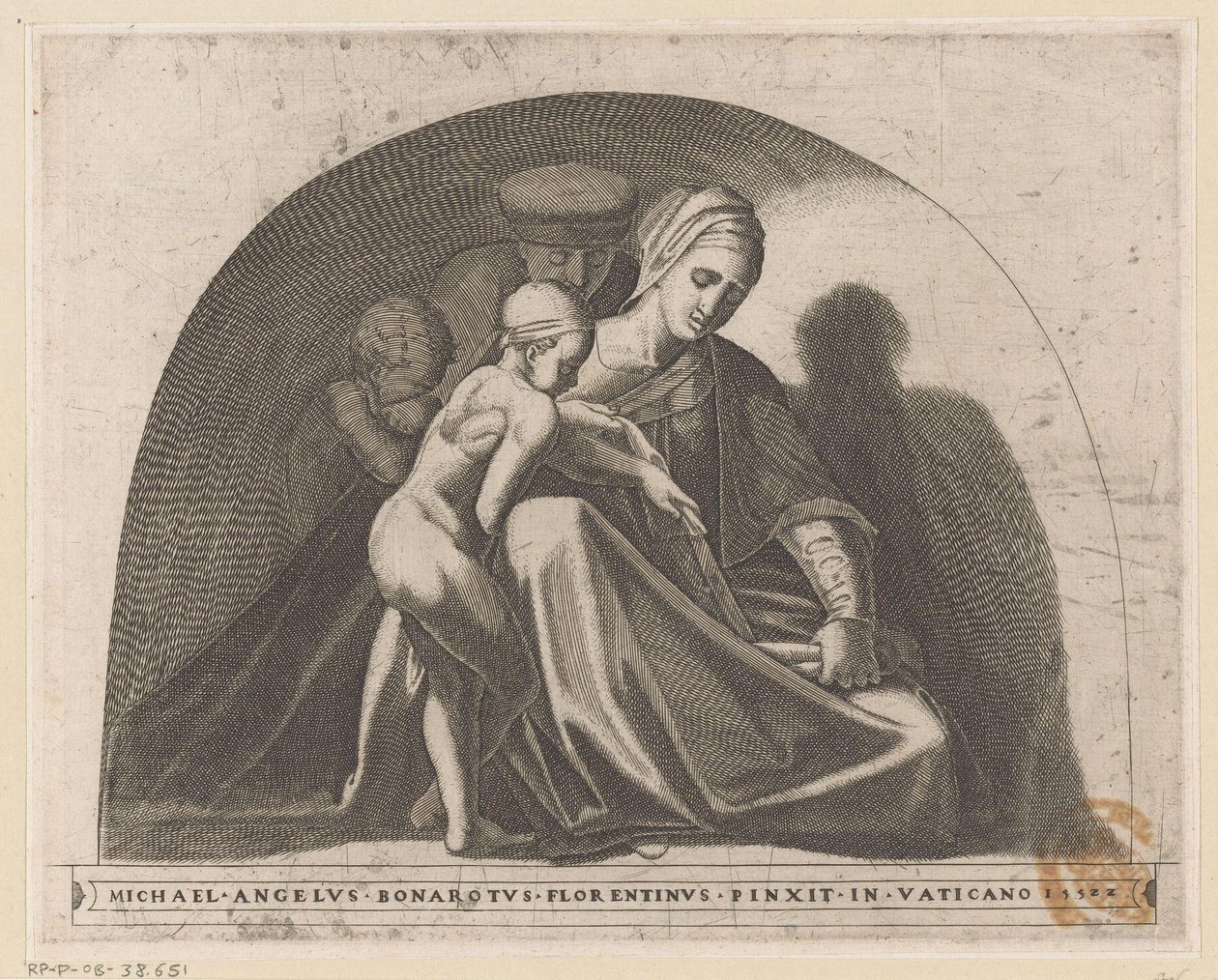 Homme et femme avec deux enfants - Anonymous
