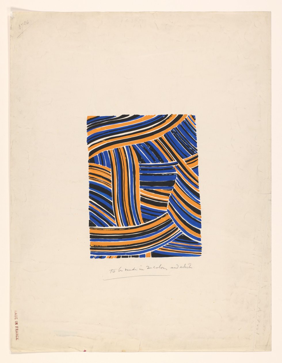Conception pour un tissu de soie - Anonymous