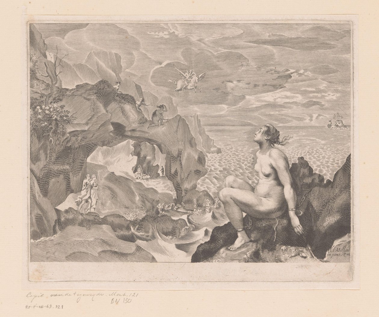 Persée libère Andromède - Anonymous