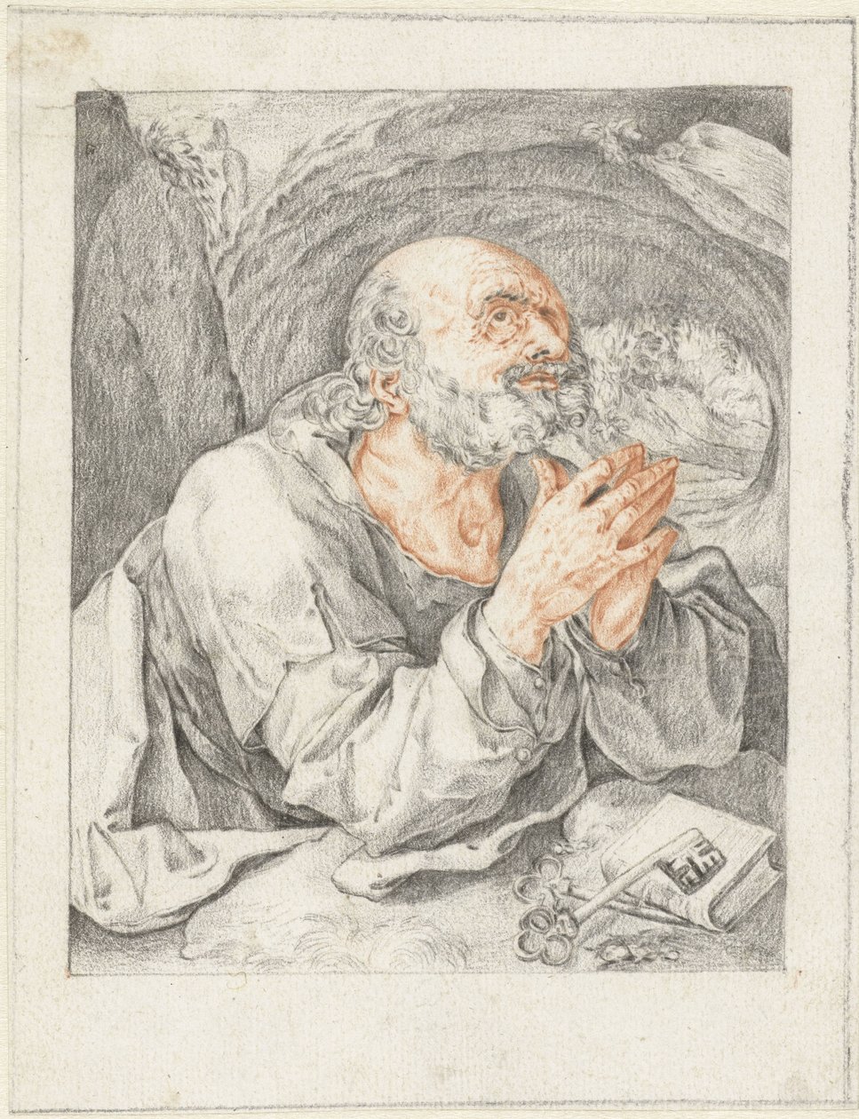 Pierre en prière - Anonymous