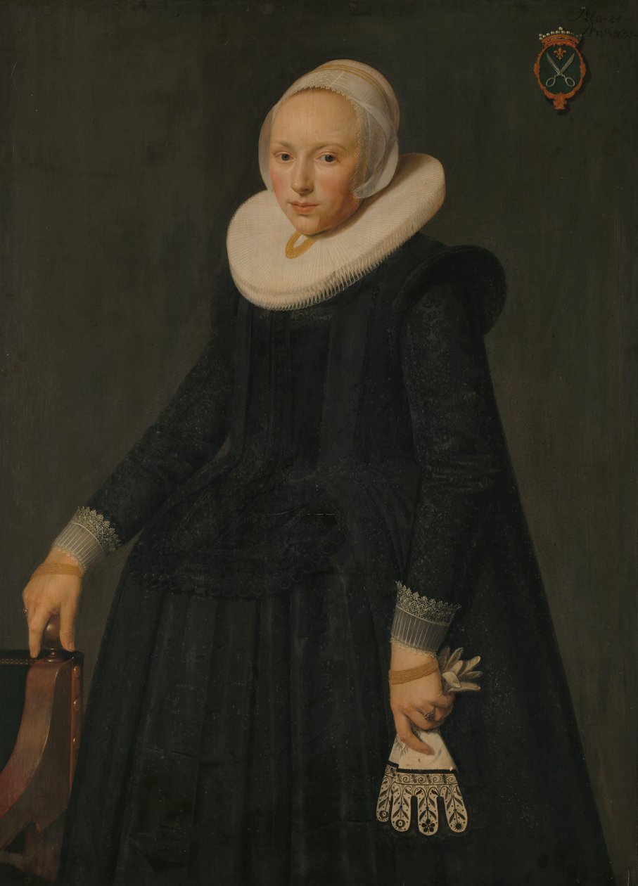 Portrait de Trijntje Tijsdr van Nooij (1606/07-1646) - Anonymous
